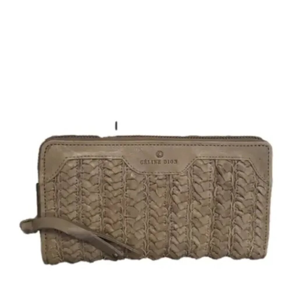 Celine Dion  Medley Braided Leather Wallet  LWL